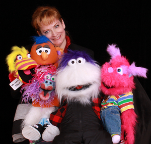 monster puppet show by puppeteer Abby London